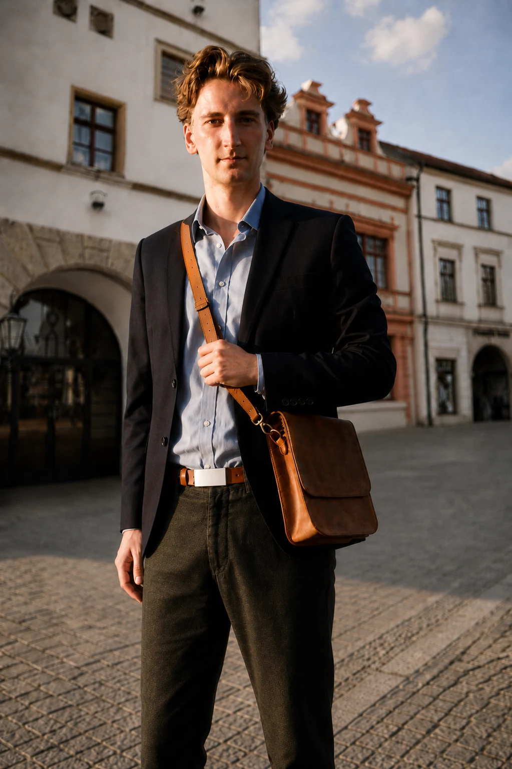 Pánská kožená taška Vojtěch